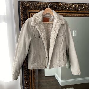 Levi’s Original Sherpa Corduroy Trucker Jacket S